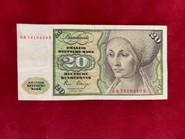 20 Mark 1980 Banknote