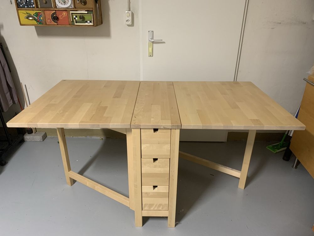 Klapptisch Ikea Holz Birke Kaufen auf Ricardo