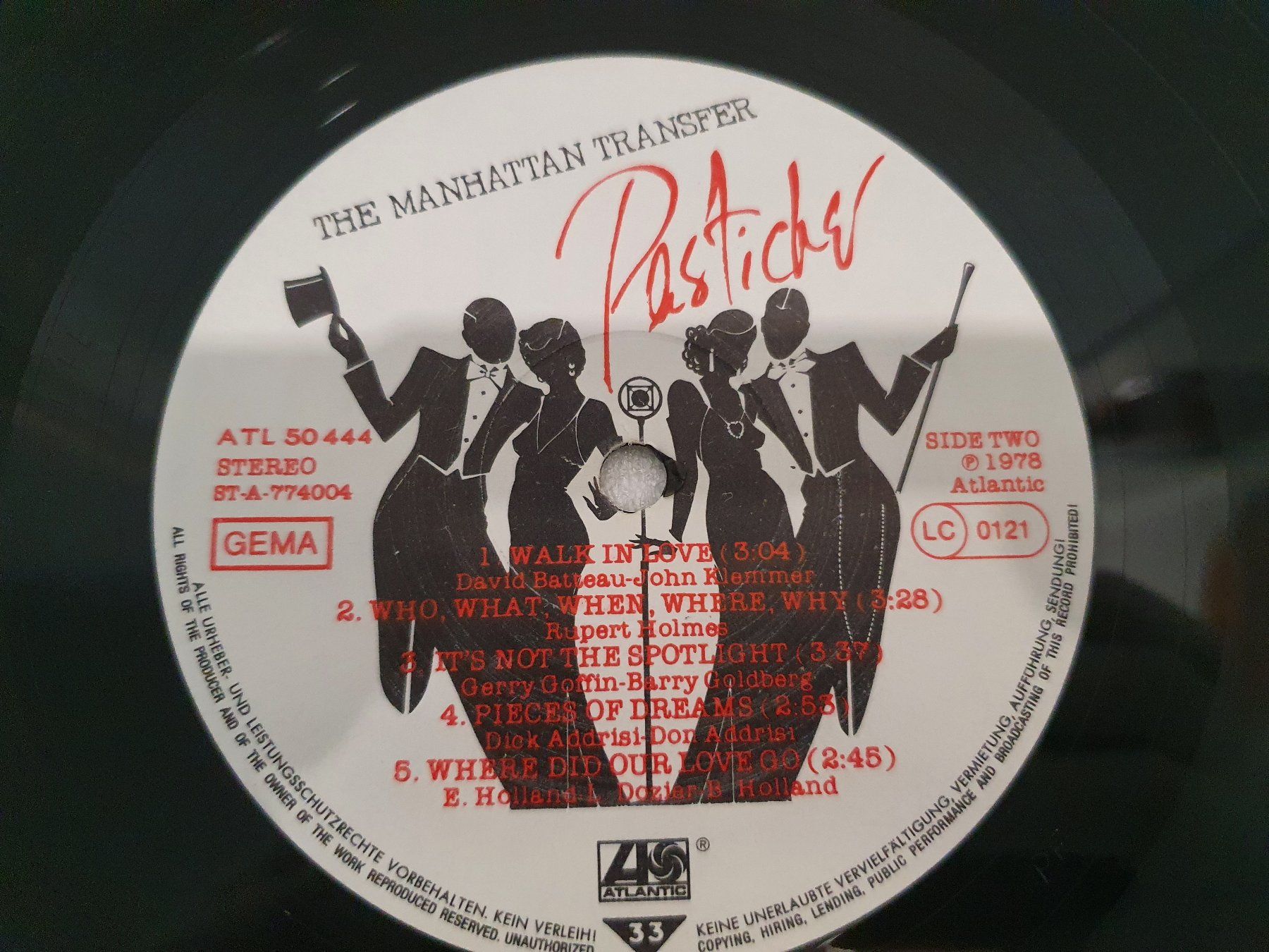 Dischi in vinile: The Manhattan Transfer – Pastiche – Usato da Uster venduto da Vinyl-Leidenschaft 9