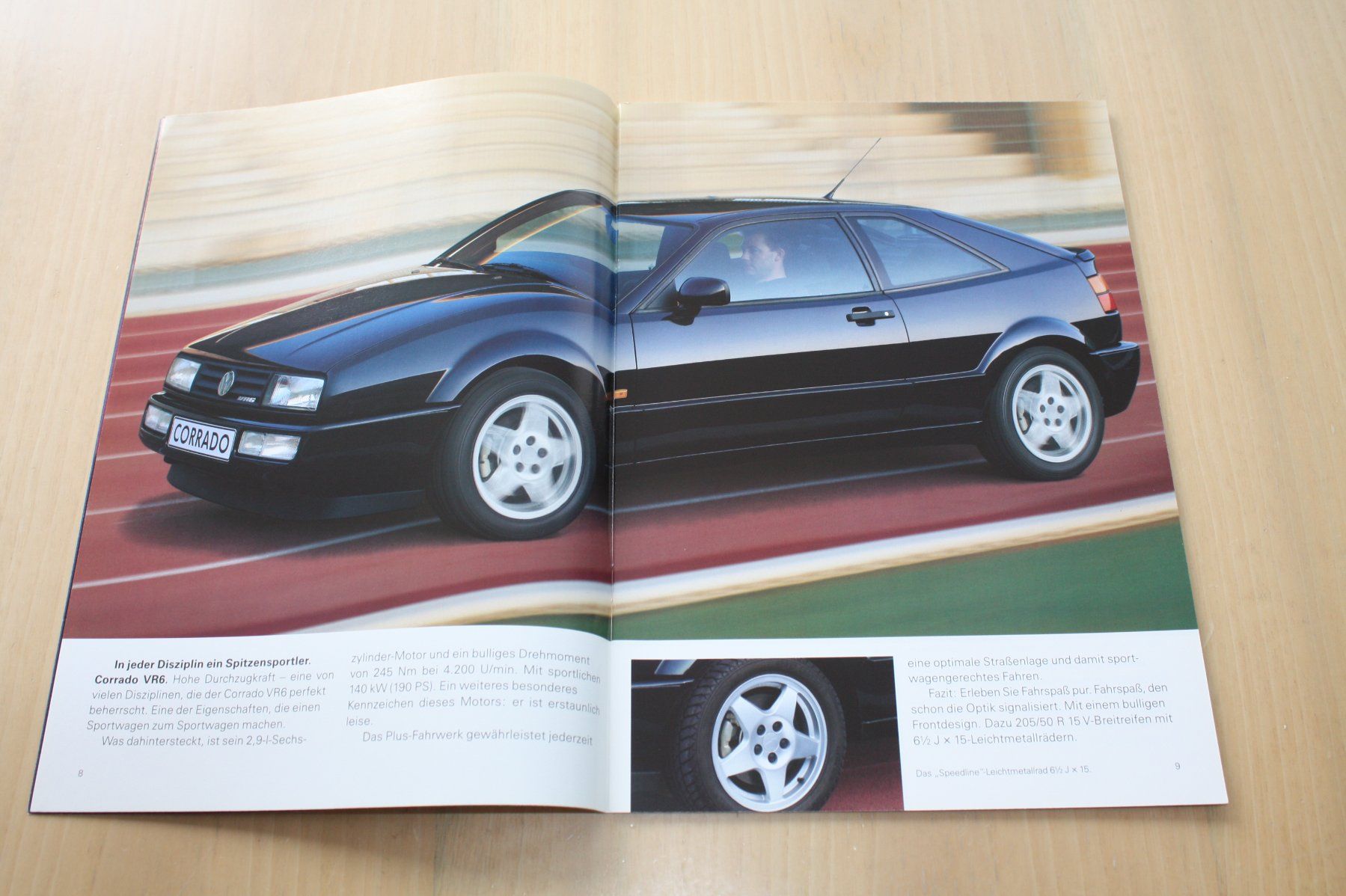 VW Documenti: VW Corrado - Original Prospekt - 8/1993 – Usato da Wikon venduto da erwin400 4