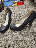 S.Oliver Lederstiefeletten Gr. 37, Dunkelblau