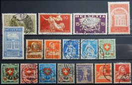 Schweiz Lot mit alten Werten I