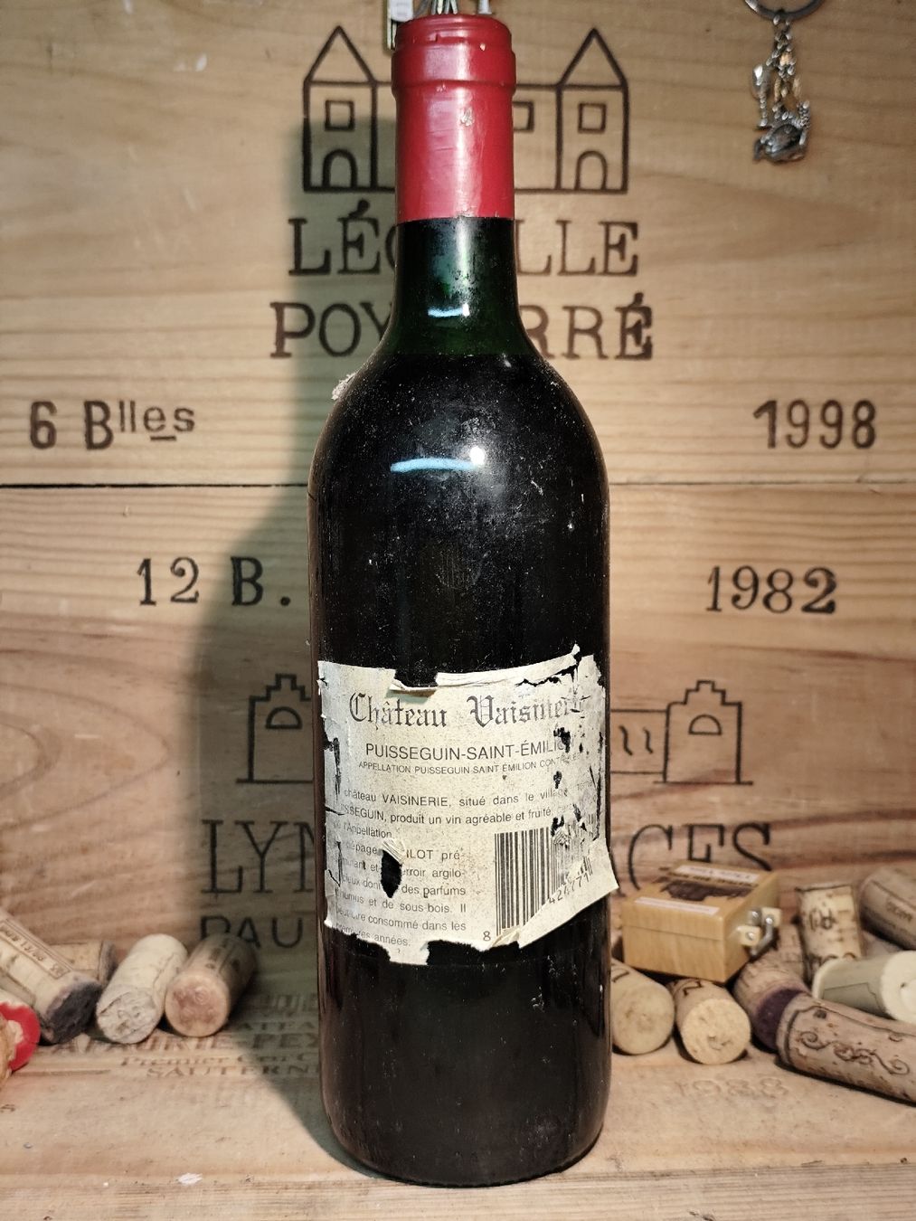 Vino: 1989 Saint Emilion Chateau Vaisinerie – Nuovo e nell'imballaggio originale da Büsserach venduto da Vintage-vins 1