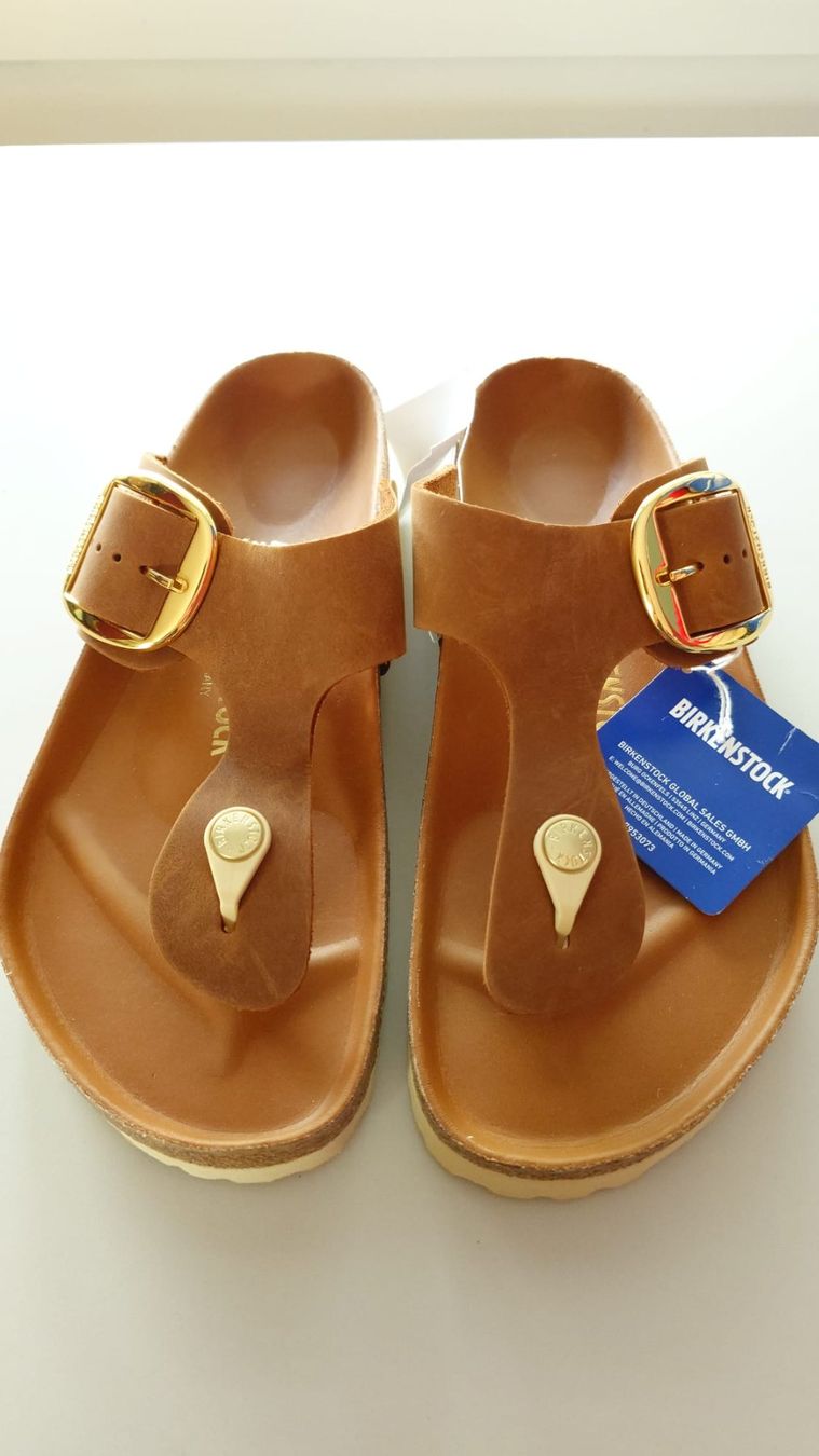 Birkenstock Damenschuhe: Birkenstock Gizeh Big Buckle, Grösse 41 – Neu (gemäss Beschreibung) aus Riehen von markstre11