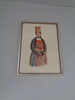 Litho Trachtenfrau Schaffhausen