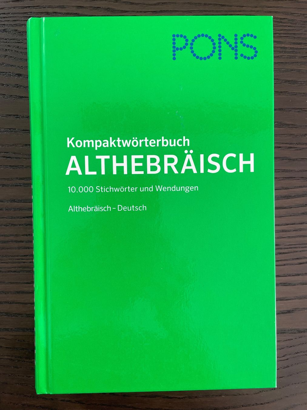 Libri: Kompaktwörterbuch Althebräisch, Pons Verlag – Nuovo (secondo la descrizione) da Uster venduto da em_58td