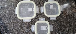 3er Set Frischhalteboxen luftdicht - ideal für Znüni!