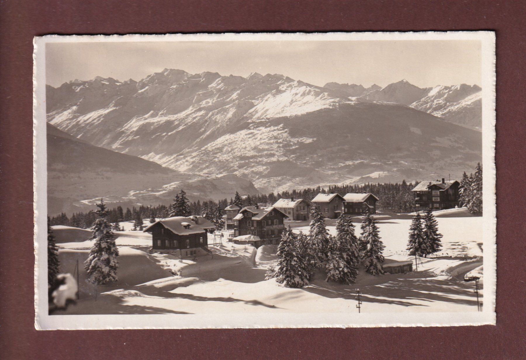 Ansichtskarten: MONTANA - 1941 Feldpost – Gebraucht aus Pully von nicecards-shop