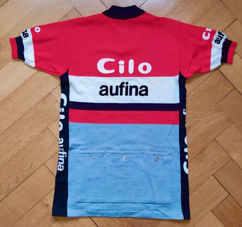 Maillot Cyclisme Vintage Eroica – 80% Laine – Taille S – Années 70