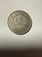 1 Franken Silbermünze 1920