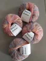 4 x 25 Gramm Mohair Cashmere Wolle Nylon