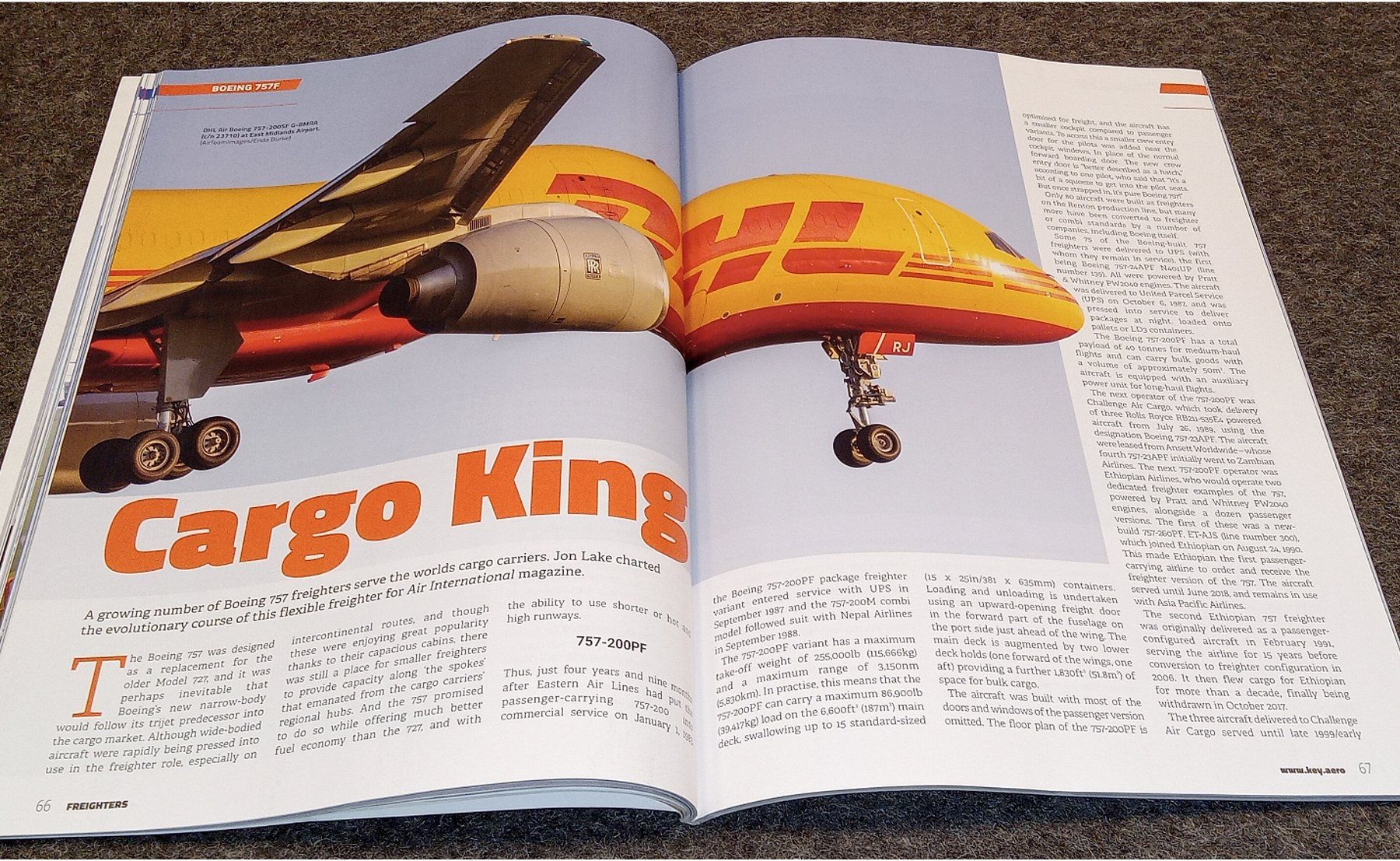 Riviste & Magazine: FREIGHTERS - In-Depth Guide Air Cargo - Key Publishing UK – Usato da Hätzingen venduto da memory-lane 6