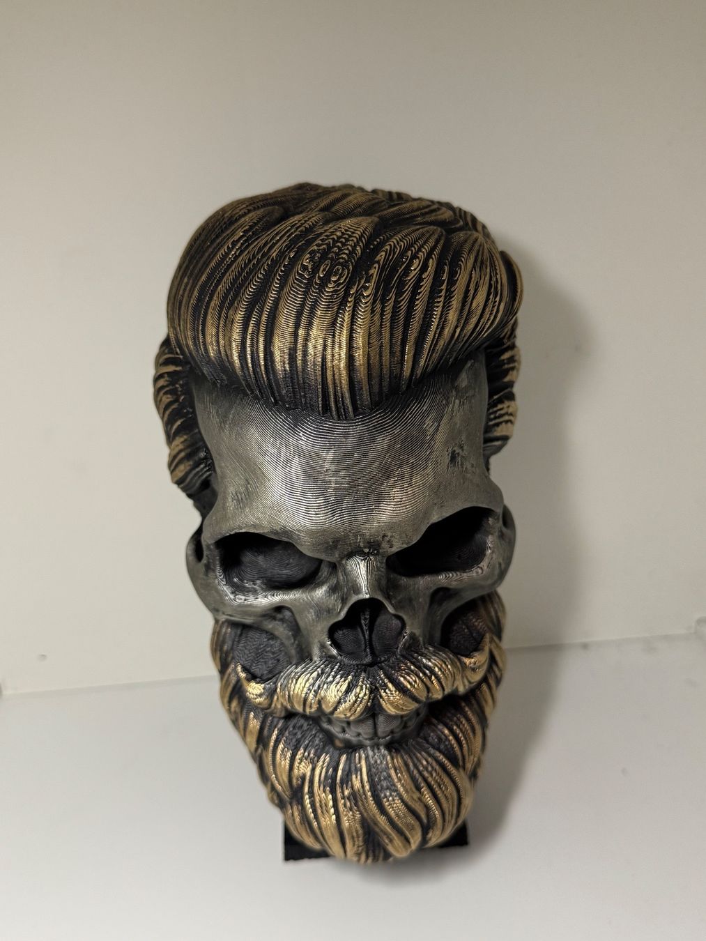Alle Dekorationen: Crâne barbu , déco unique pour Halloween! – Gebraucht aus Vicques von PAMB3D 7
