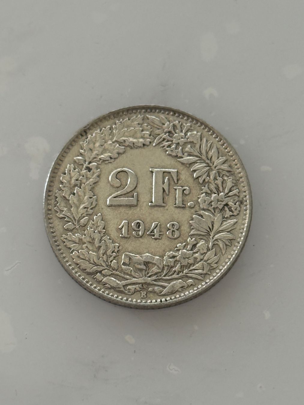 Toutes les monnaies: 2 Franken 1948  Rar – D'occasion à Wallisellen par SWISS_SILVER1