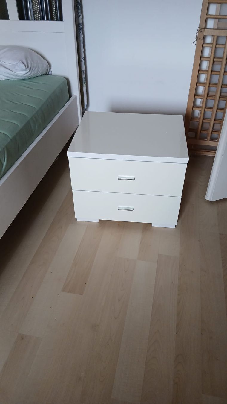 Comodini: Nachttisch in weiß – Usato da Villmergen venduto da kat_25vh