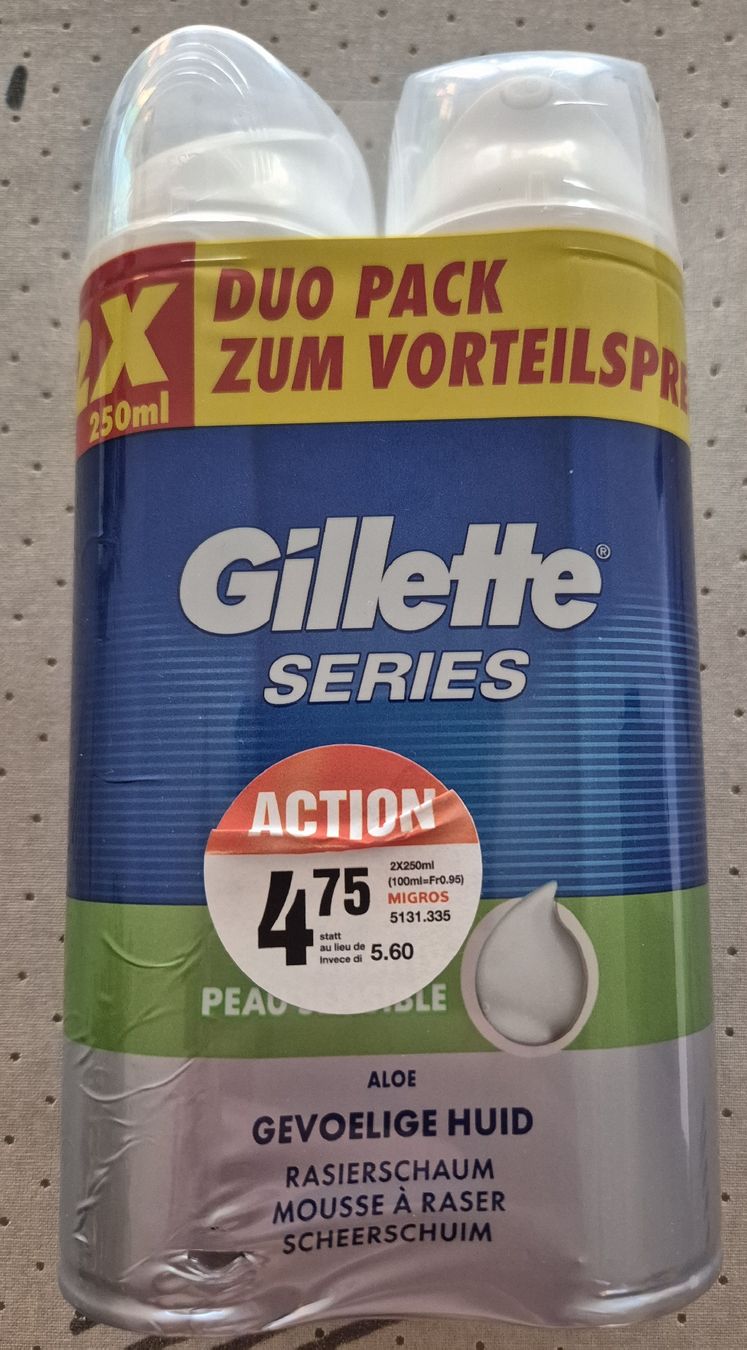 Gillette Cura del viso: Gillette Rasierschaum 2x – Nuovo e nell'imballaggio originale da Rüti ZH venduto da ste1980