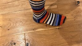 Handgestrickte Socken Wolle Winter warm verschiedene Grössen