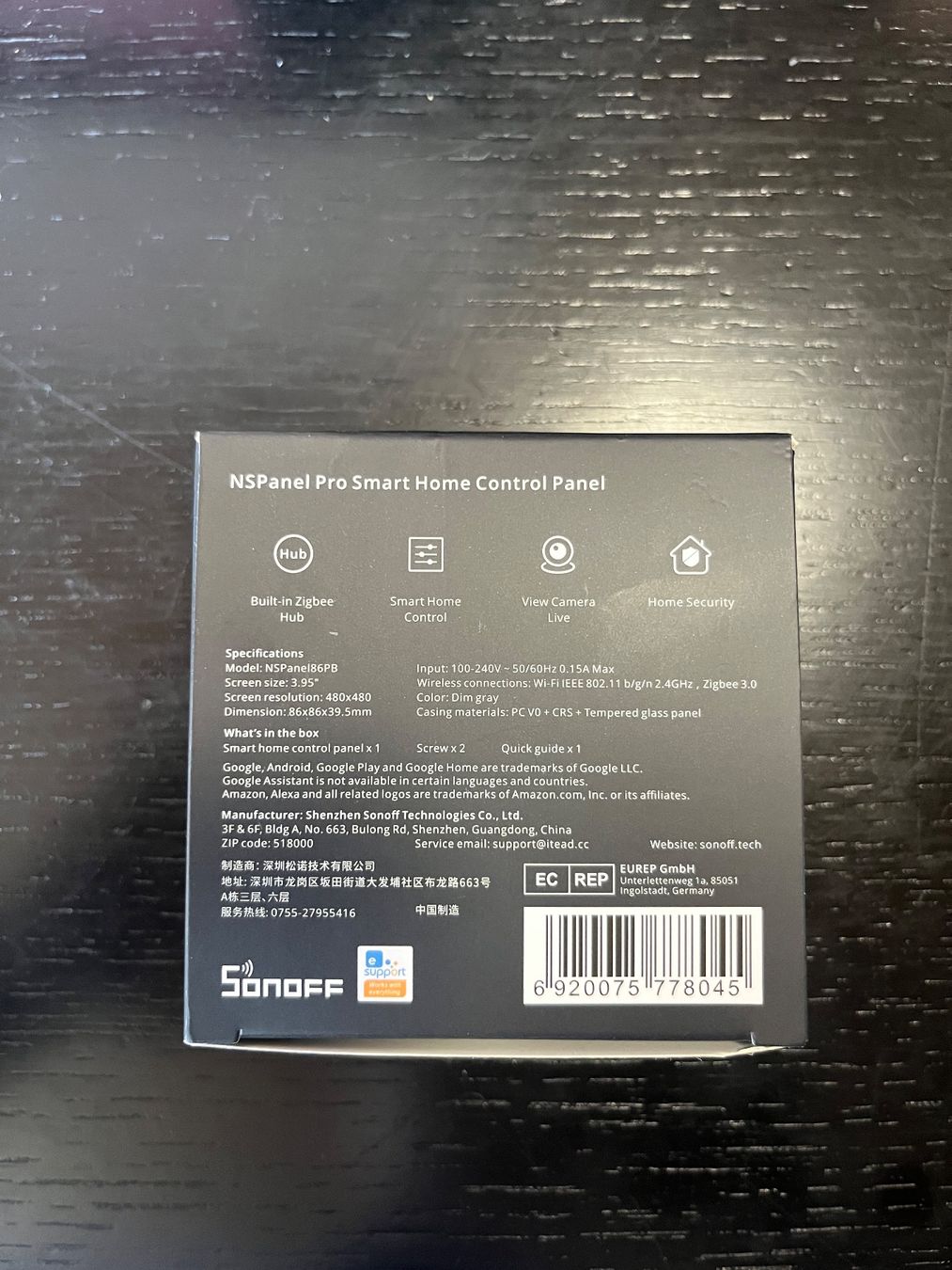 Sonoff Sistema di controllo: SONOFF NSPanel Pro 86 PB OVP – Nuovo e nell'imballaggio originale da St. Gallen venduto da hal_z78d 2