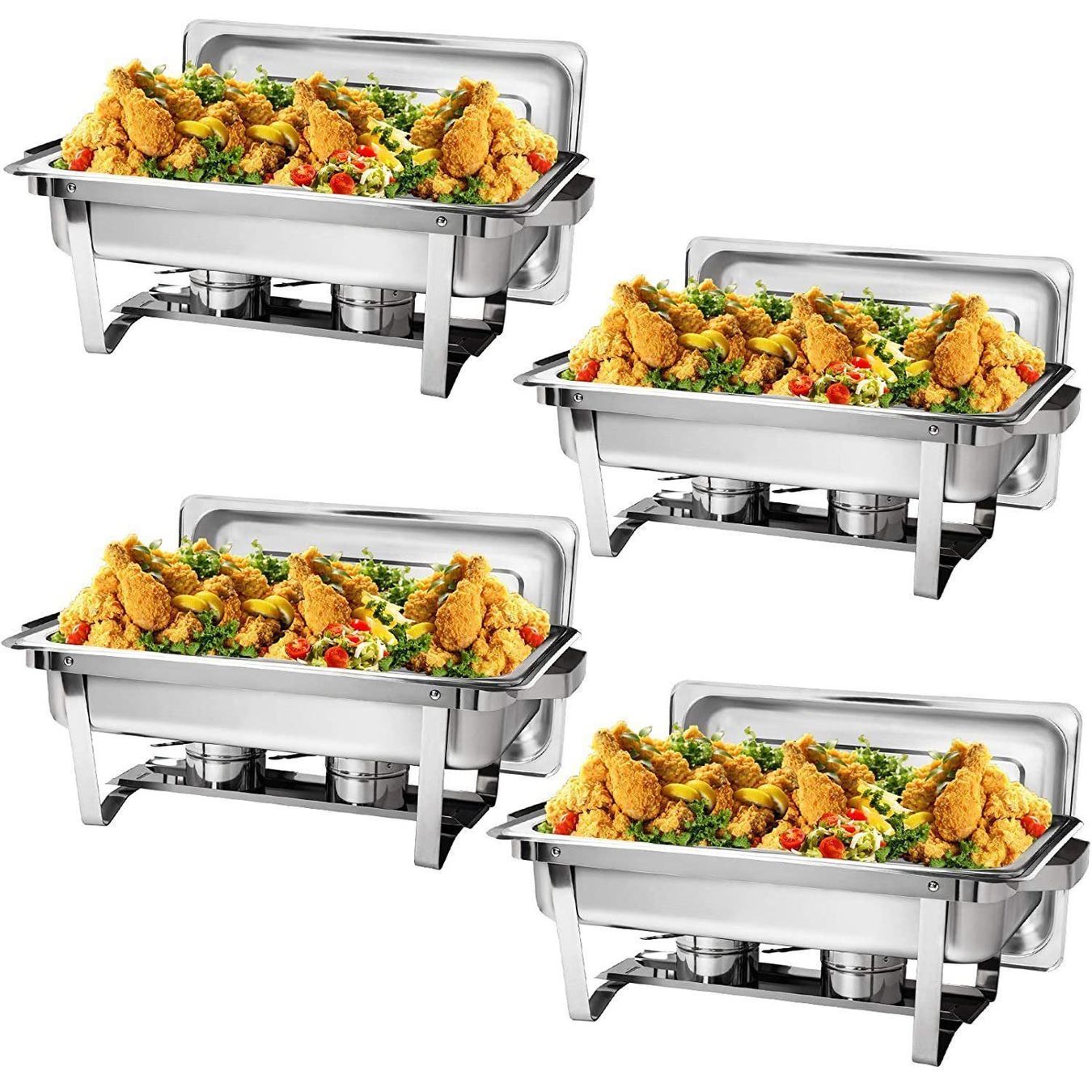 Kochen & Grillen: Chafing Dish 9 Liter Profi Set 4 Stück – Neu (gemäss Beschreibung) aus Basel von Mirnichts-Dirnichts 3