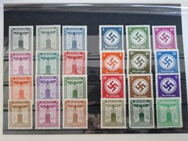 Deutsches Reich Briefmarken Dienstmarke postfrisch