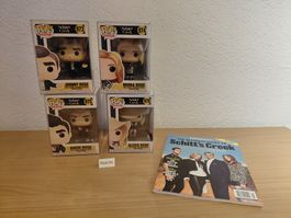 Funko Pop! Schitt's Creek x 4 + Magazine