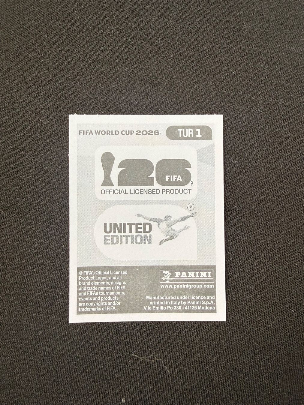 Panini Carte collezionabili: TUR 1 - TÜRKEI / Panini WM 2026 – Nuovo (secondo la descrizione) da Lyss venduto da elm_66m6 1