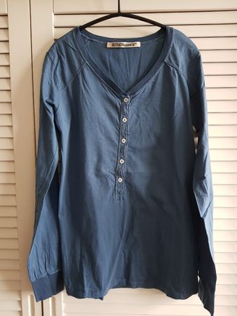 CETTEeCINQUANTA 750 pull bleu 100% coton