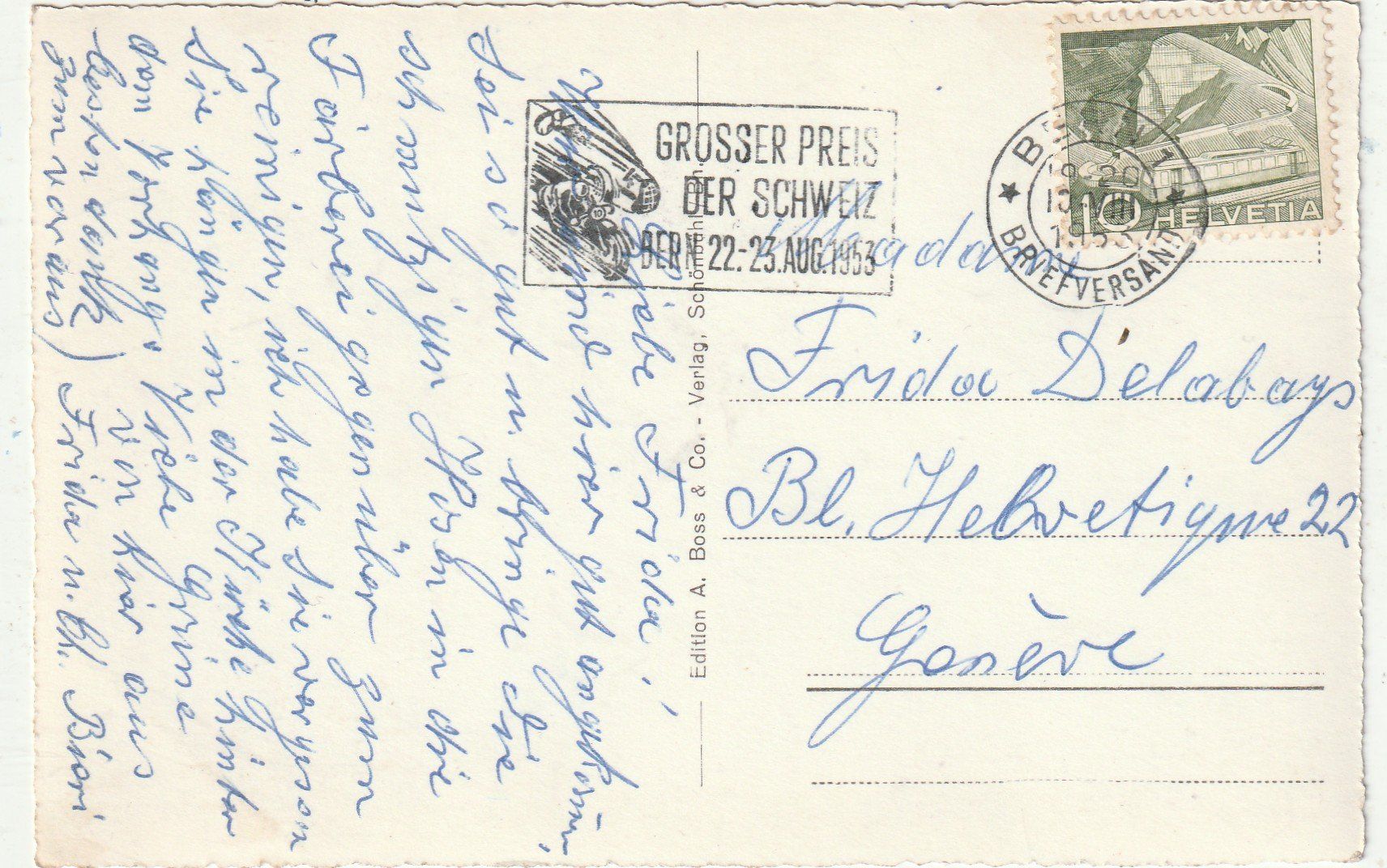 Cartoline postali: Bern Bärengraben – Usato da Lumbrein venduto da made02 1