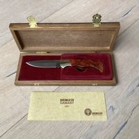 Böker Damast 2001 Taschenmesser mit Holzgriff