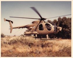 Pressefoto MD 500MD Israeli Air Force auf Kodak Fotopapier