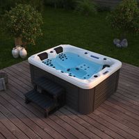 7811 Outdoor Whirlpool GLARUS - MIT Treppe & Thermoabdeckung