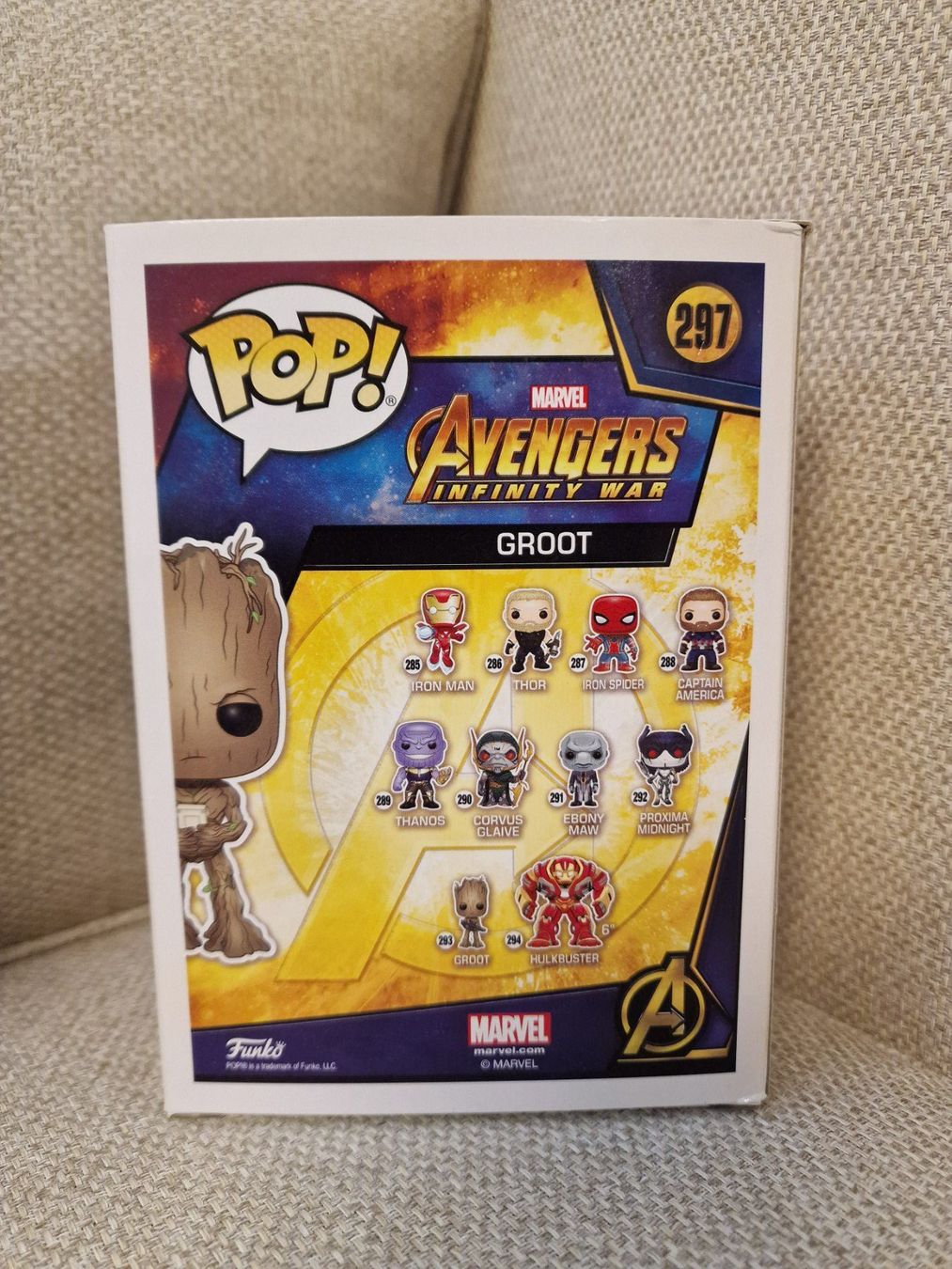 Funko Statuette: Funko Pop! Groot 297, Avengers Infinity War, Exklusiv – Nuovo e nell'imballaggio originale da St. Erhard venduto da hubi36 2