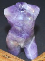 Deko - Heilstein A-318 – Torso – Amethyst – ca. 3,5 cm