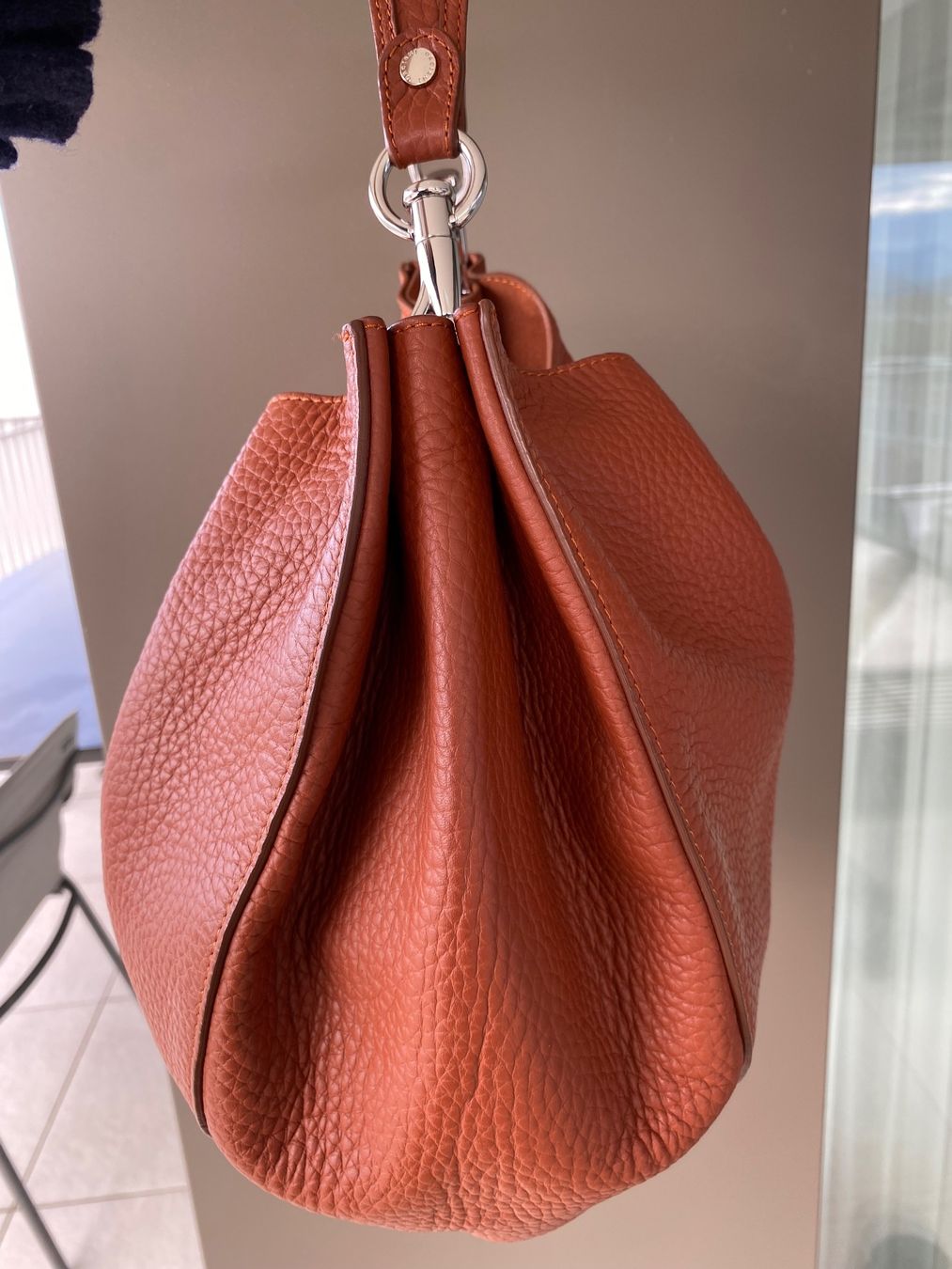 Orciani Borse da donna: Orciani-Ledertasche in wunderschönem Rostrot, neuwertig – Usato da Baar venduto da Ba11erina 2