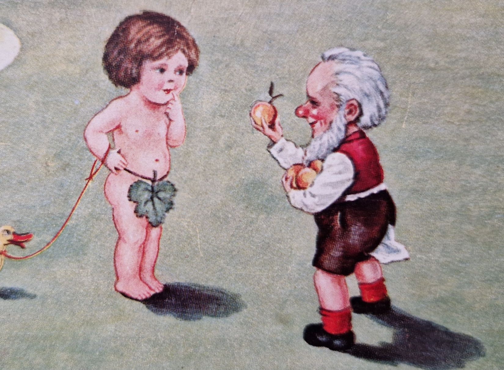 Cartoline postali: Humorkarte "Soll ich?"  1930 – Usato da Ebikon venduto da Donar50 1