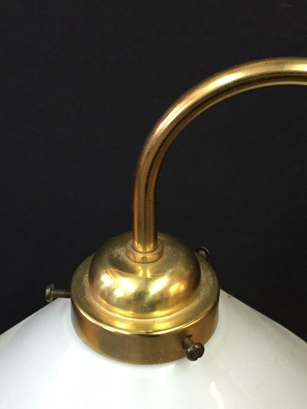 Lampade: Art Deco Lampe mit Opalinglas – Usato da Schaffhausen venduto da vintageville 2