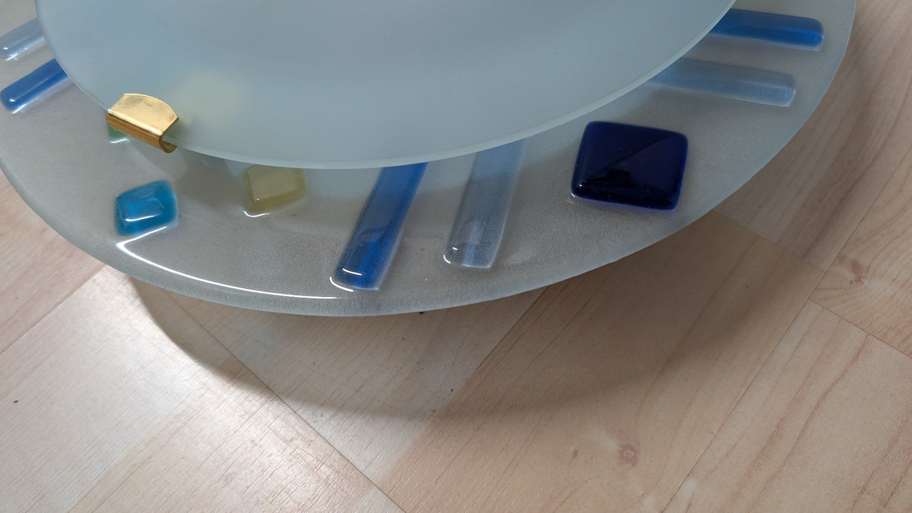 Lampadari & plafoniere: 2 Deckenlampen aus Buntglad – Usato da Augst BL venduto da Zitrusfrucht 2
