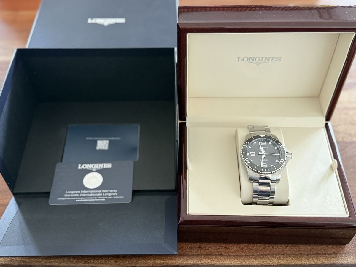 Longines Uhren: Longines HydroConquest Automatik Herren Uhr mit Box und Papi – Gebraucht aus Sulgen von nak_bn56