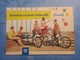 NSU  QUIKLY  PROSPECTUS  VINTAGE  COLLECTION