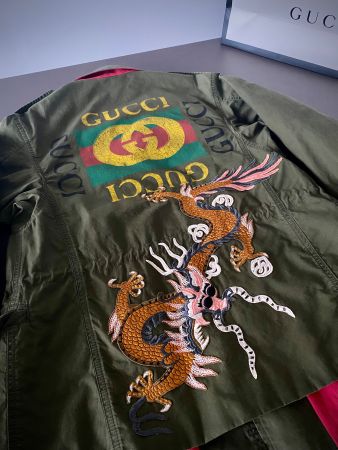 Limited Gucci Dragon Army Parka Unisex