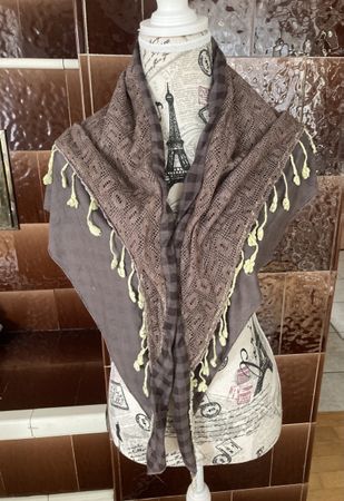 Damen Tuch mit Fransen Hippie/Goa🪶nr.2