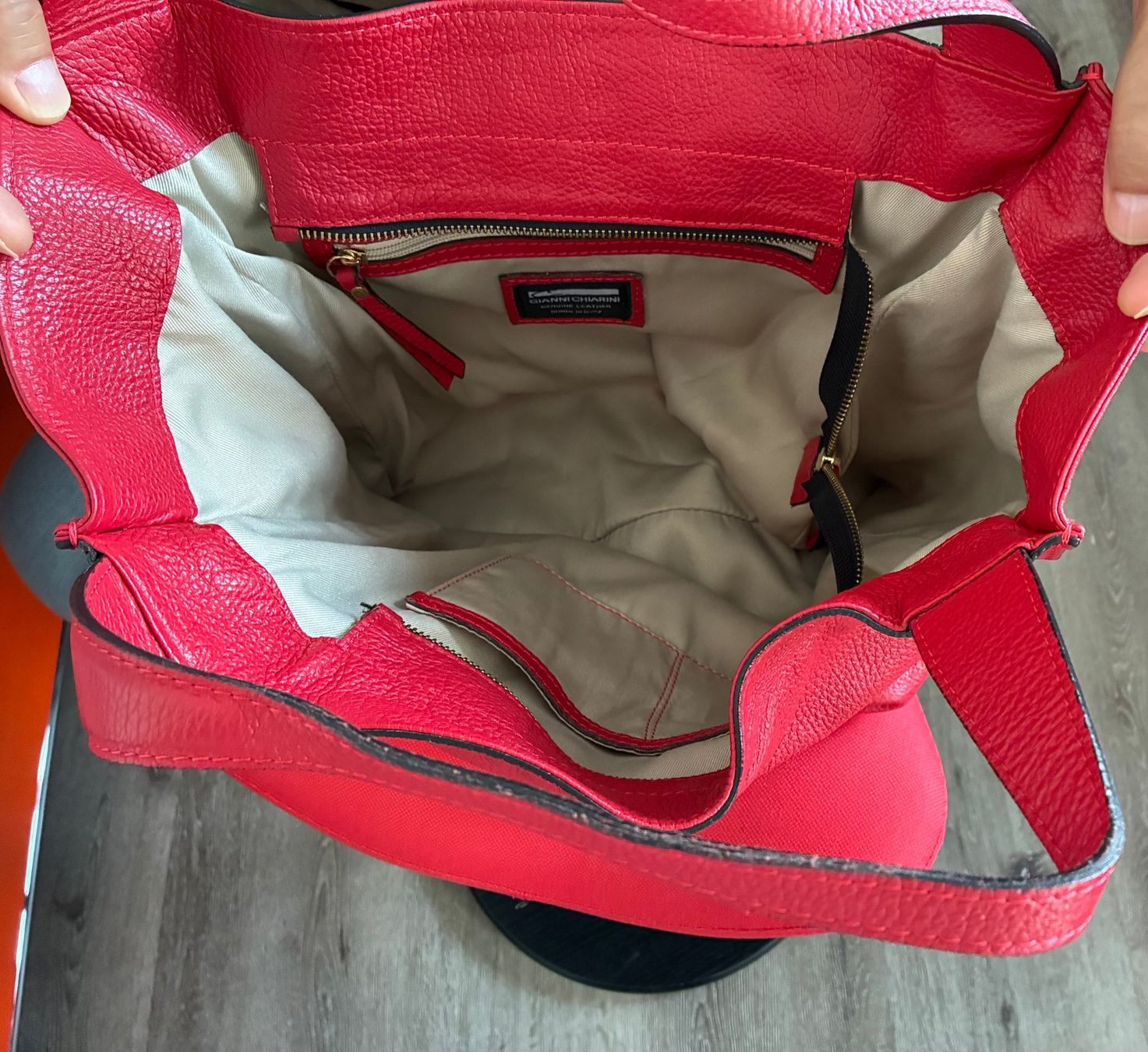Gianni Chiarini Borse da donna: rote Ledertasche (Gianni Chiarini) – Usato da Zürich venduto da bca_p7s9 3