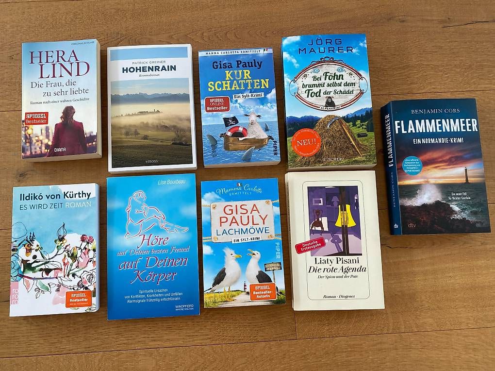 Livres: Romane - 9 Bücher – D'occasion à Unterterzen par bac_287t