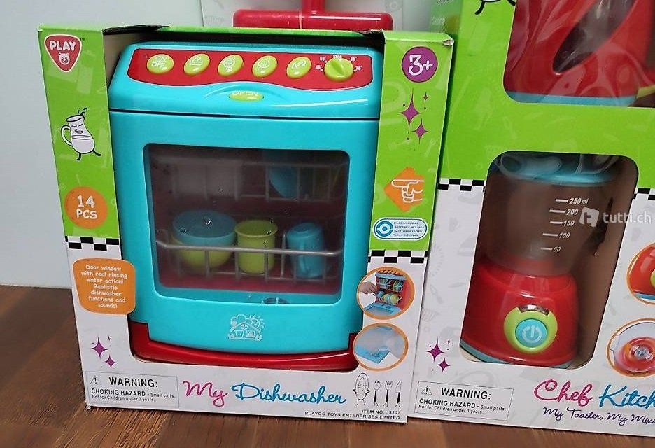 Playgo Küche Spielgeräte Set - Dishwasher, Mixer, und mehr !