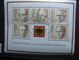 BRD 1982 Bundespresidenten gest.
