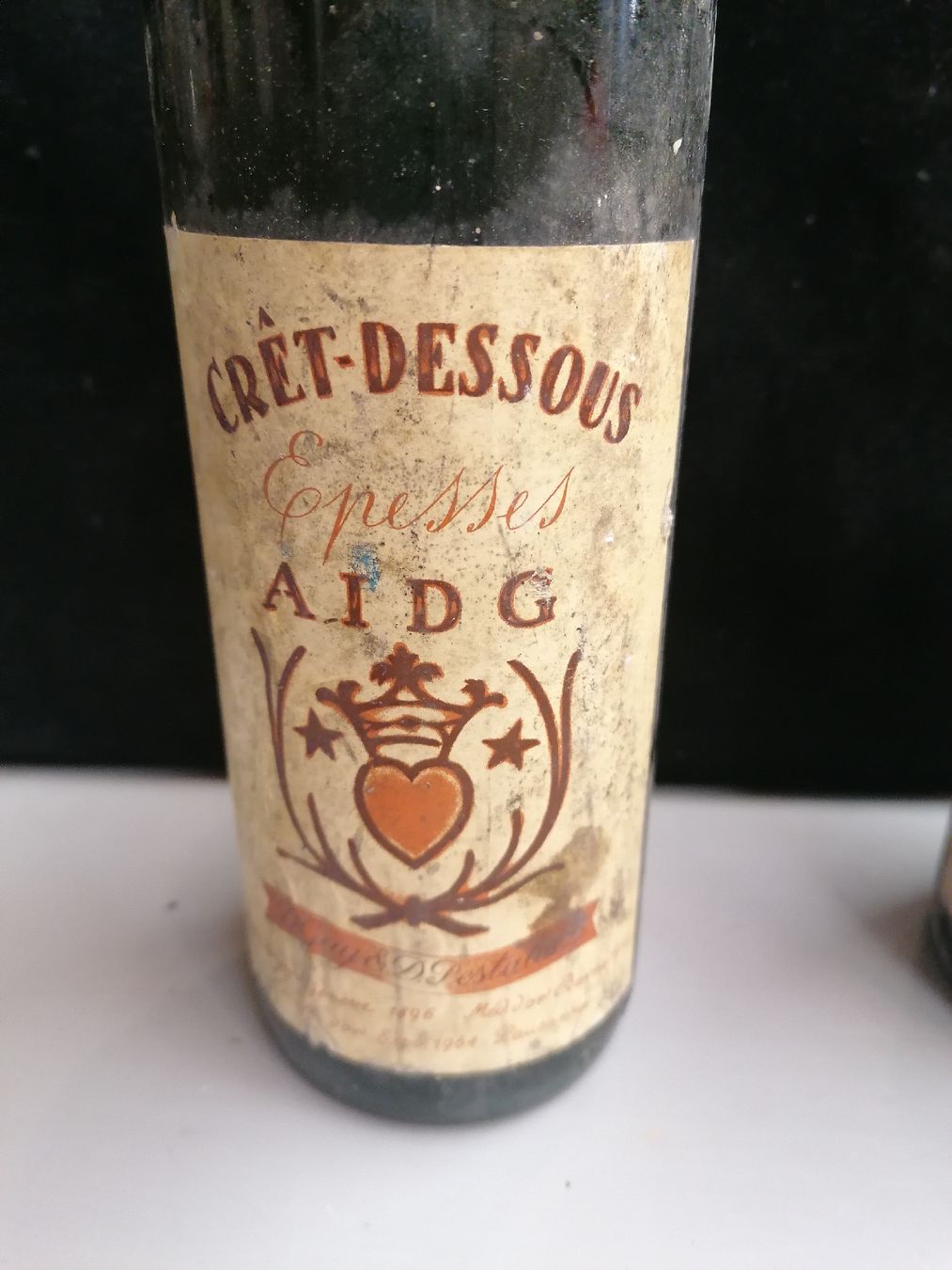 Spiritueux: 2 BOUTEILLES CRÊT DESSOUS CLOS DU CRÊT 1971 – Neuf (Voir description) à Genève par Leboucheoreilles 5