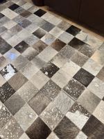 Kare Design Teppich "Cosmo Grey Fur" 200x300cm, neuwertig