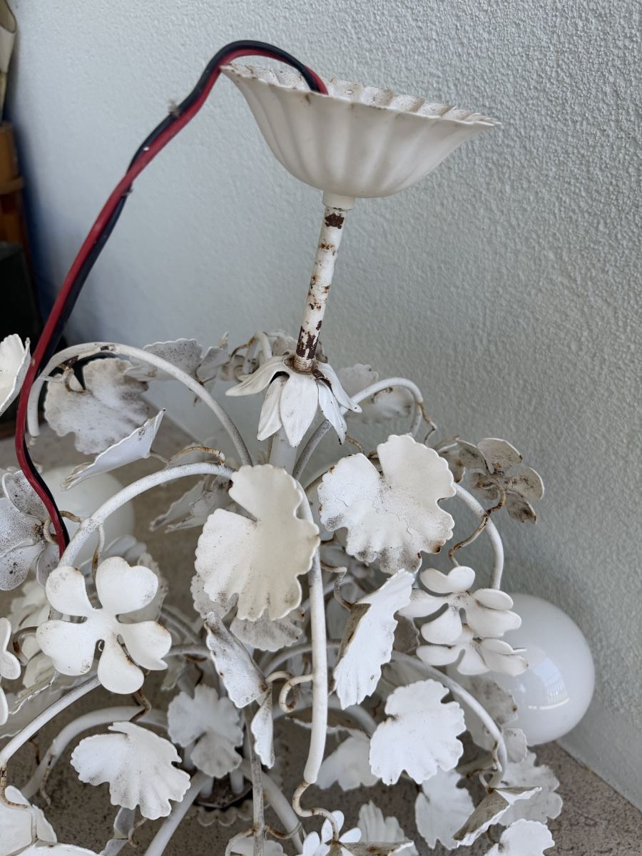 Lampadari & plafoniere: Deckenleuchte Weiss Blumen und Kugeln gebraucht – Usato da Teufen AR venduto da evi_77q5 2