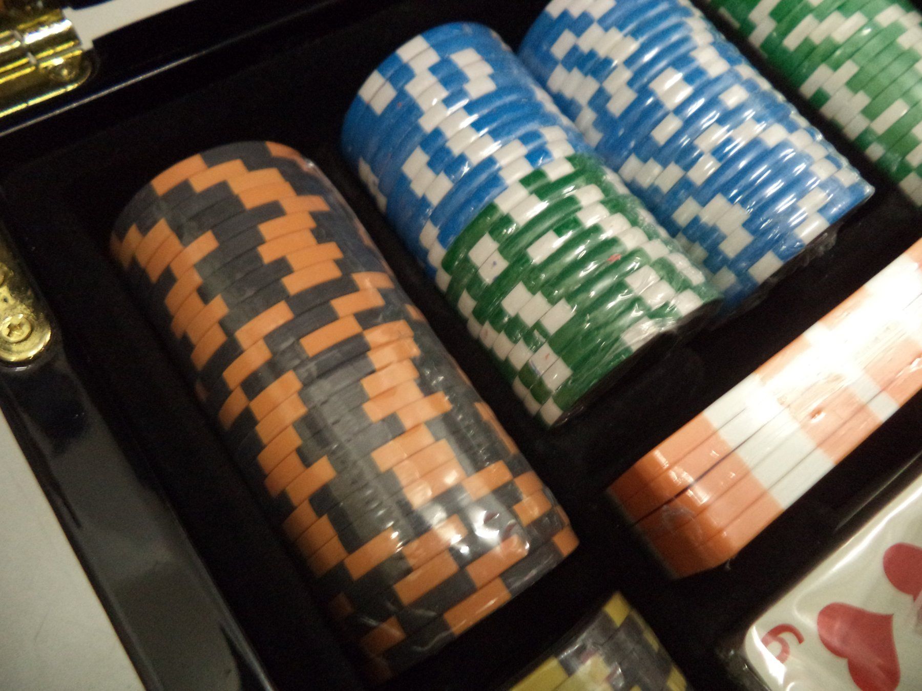 Spiele: Poker Chips Set in toller Holz Box – Neu (gemäss Beschreibung) aus Rieden AG von Wirth03 3