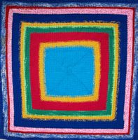 Multi Color Cotton Rug for Bathroom, Bedroom or Anything els